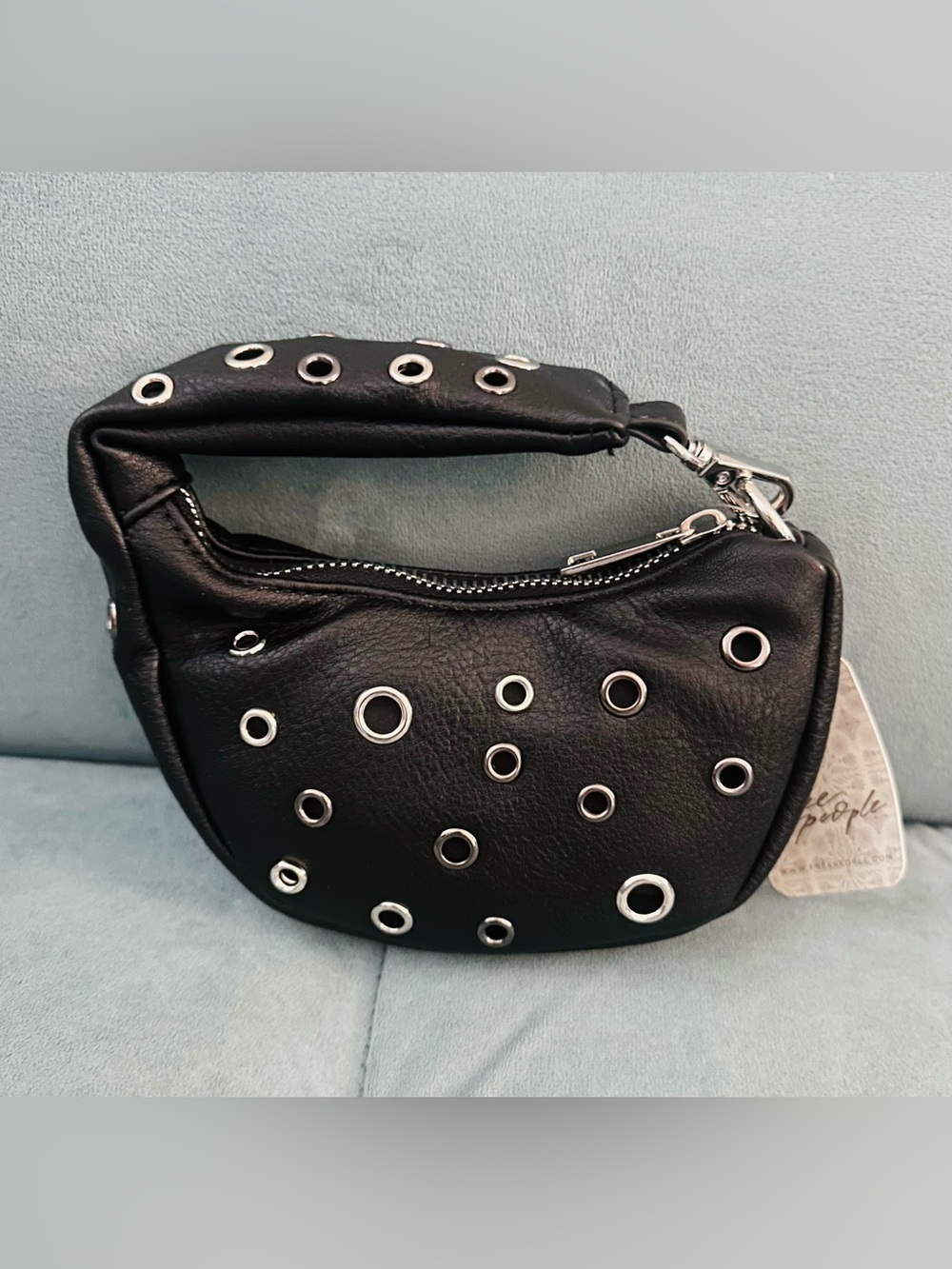 Free People Baby Carryall Bag Charm - Black - Picture 6 of 7